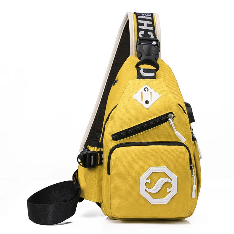 Ship from US Mens Chest Bag Multifunctional Outdoor Sports Fashion Large Capacity commuting Crossbody For Travel 250227FBB