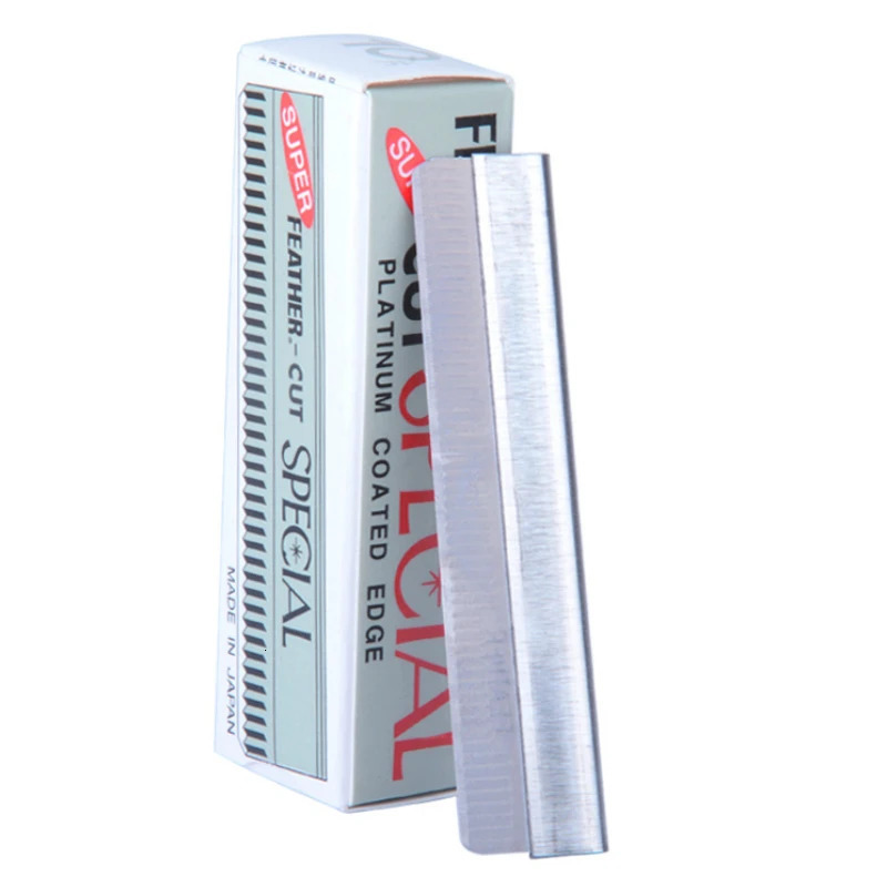 100 pcs/lot Stainless Steel Hair Blade Knife Tattoo Eyebrow Trimmer Scraper Eyebrow shaping Shaver 250224