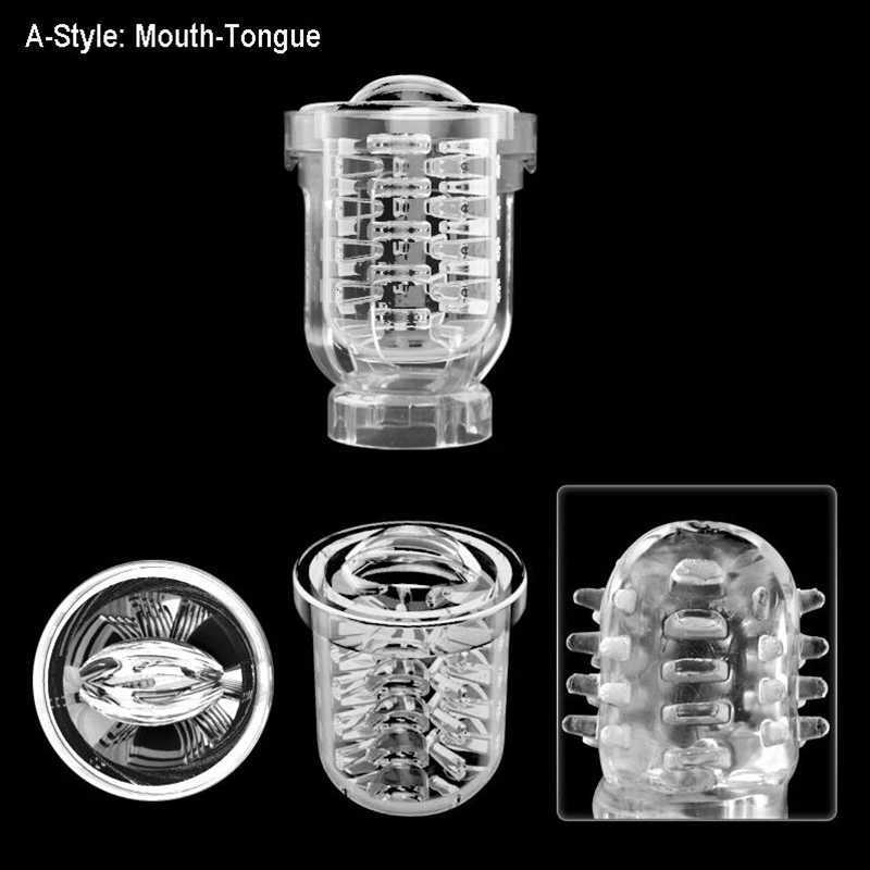 Male Masturbator Inner Replacement Cups for Easy Love Air Sucking Male Masturbator Oral/Vaginal/Anal Inner Replacement PartsXJ250227