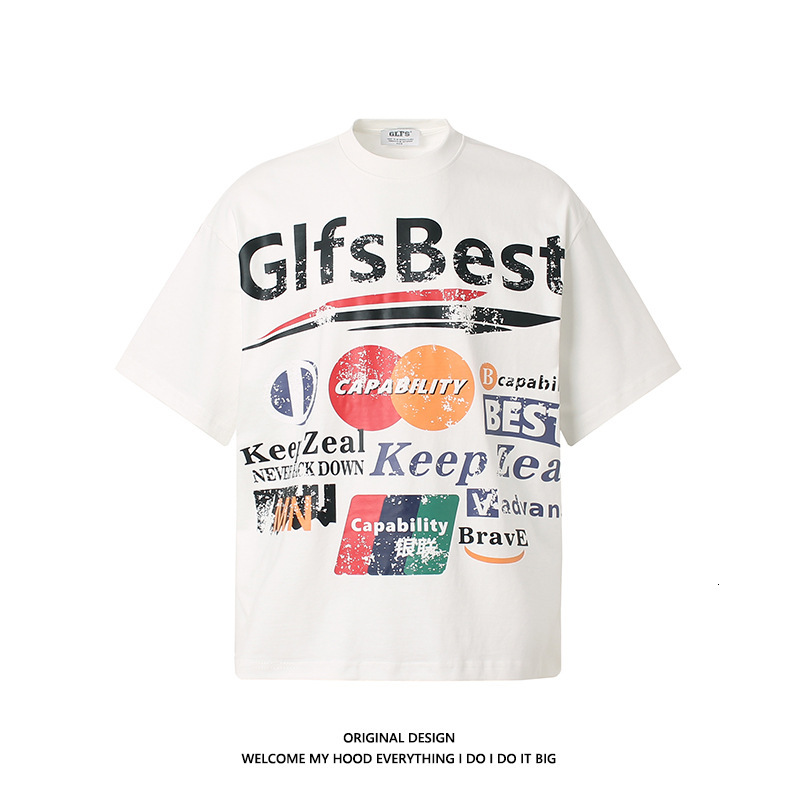 Free Shipping 2025 Designer Summer Top T-shirt Unisex Loose Street Sports Casual Short Sleeved Men's T-shirt