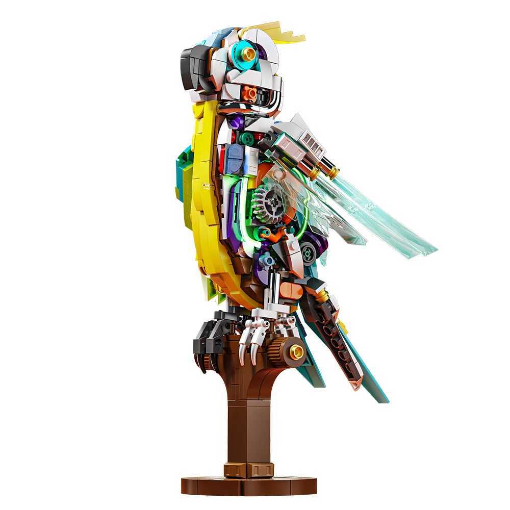 Artistic Block Creation Kit Featuring Avian Figures A Versatile Learning Aid Suitable For Young Explorers