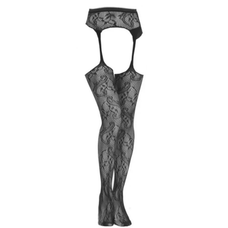 Simplejewel Fishnet Thigh High Garter Stockings Patterned Tights for Women Belt Set Suspender Pantyhose for Girl 250227