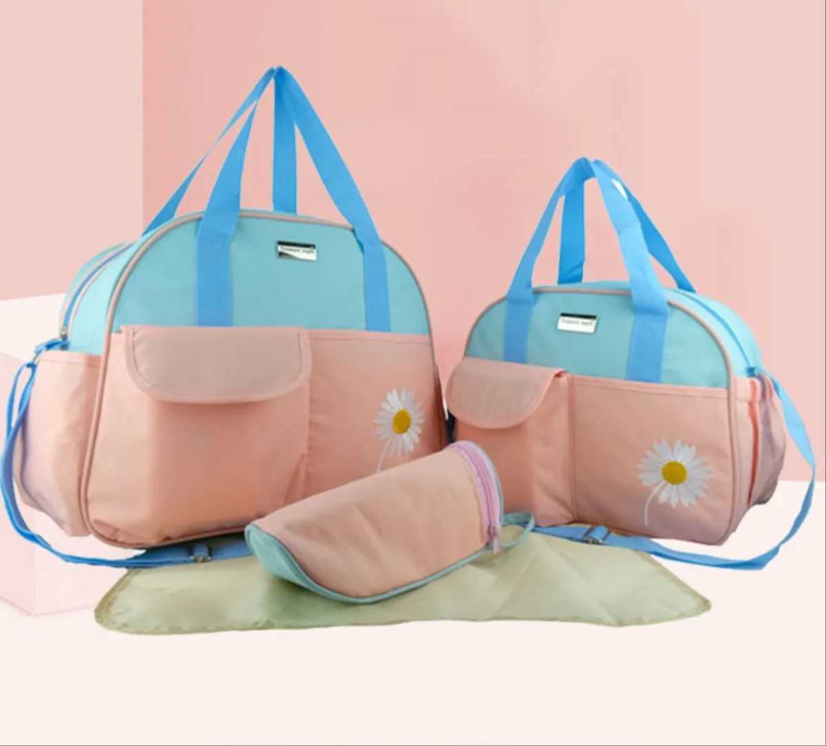 Diaper Bags Baby diaper bag set baby diaper storage organizer mothers handbag large capacity baby travel bag baby stroller bag Y2502276NFX