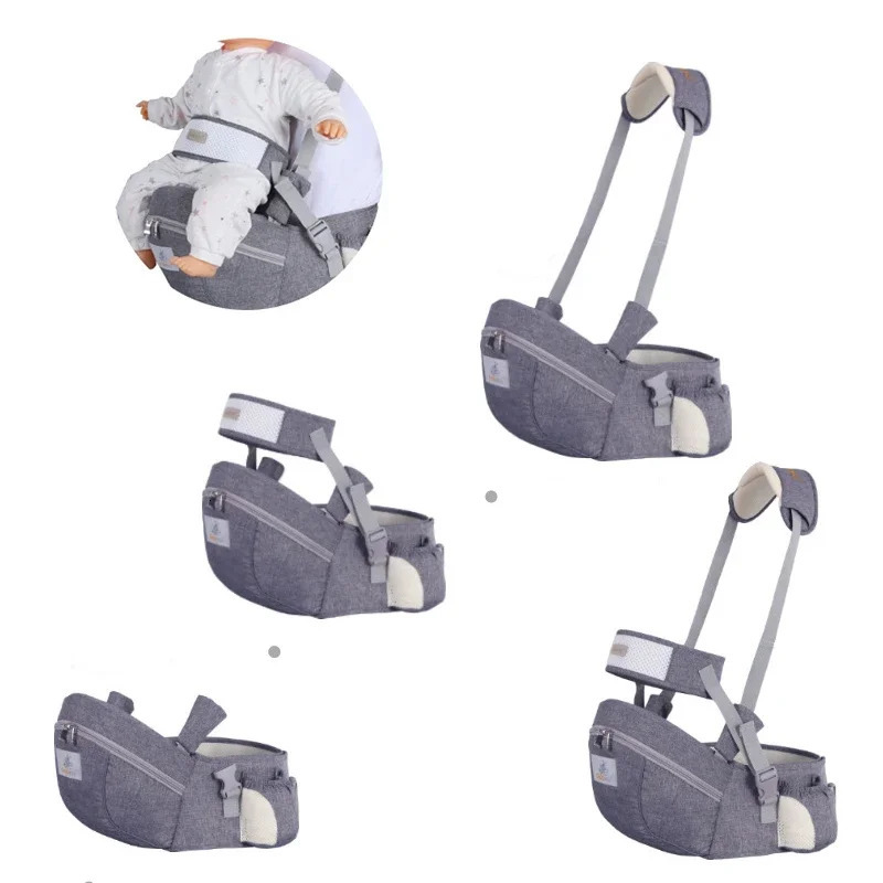 Ergonomic Baby Infant Kid Hip Seat Waist Stool Sling Front Facing Kangaroo Baby Wrap For Baby Gear 250227