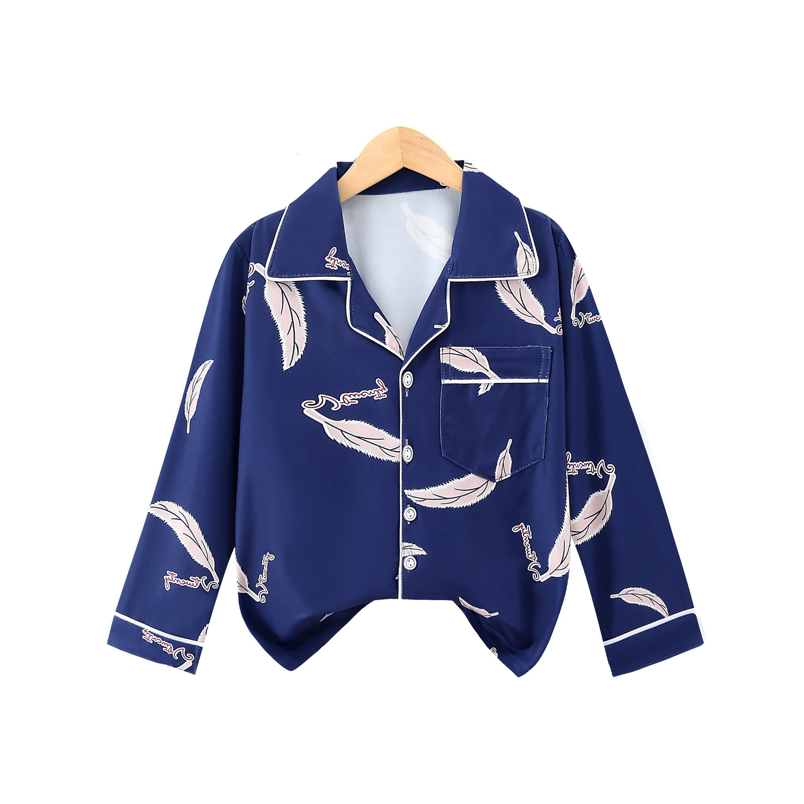 Teenager Boy Girl Pajamas Set Kids Spring Autumn Print Cute Cotton Sleepwear Long Sleeve Birthday Gift School Loungewear 3-16Y 250227