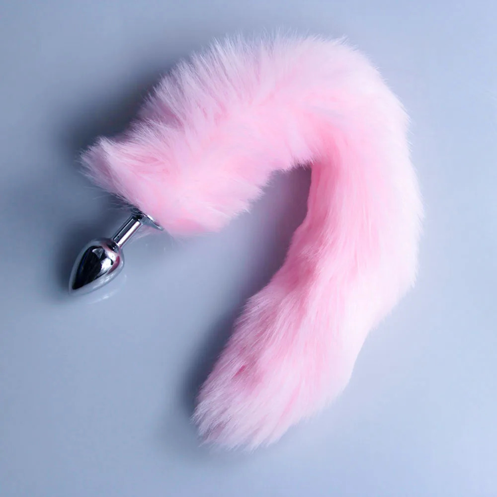 Pink Fox Butt Plug Tail Anal Teaser Comfort Furry Beginner Sex Toy Indeed Explore Ass Dog Play Women stimulate Furry Cosplay 250227