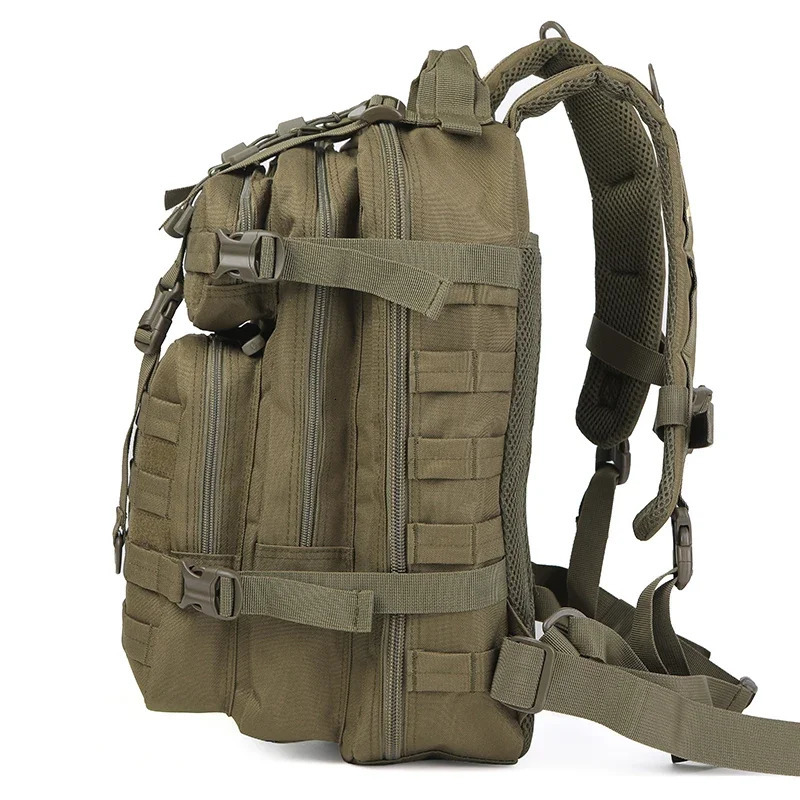 Ship from US 30L Men Military Climbing Bag Outdoor Army Tactical Backpack Hiking Travel Sports Rucksack Waterproof Camping Hunting 250227FBB
