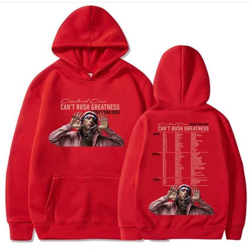 CANT RUSH GREATNESS World Tour 2025 Hoodies Central C Singer Printing Sweatshirts Moletom Men Women Clothing Graphic Hoodie X2502271 L251018UDL6