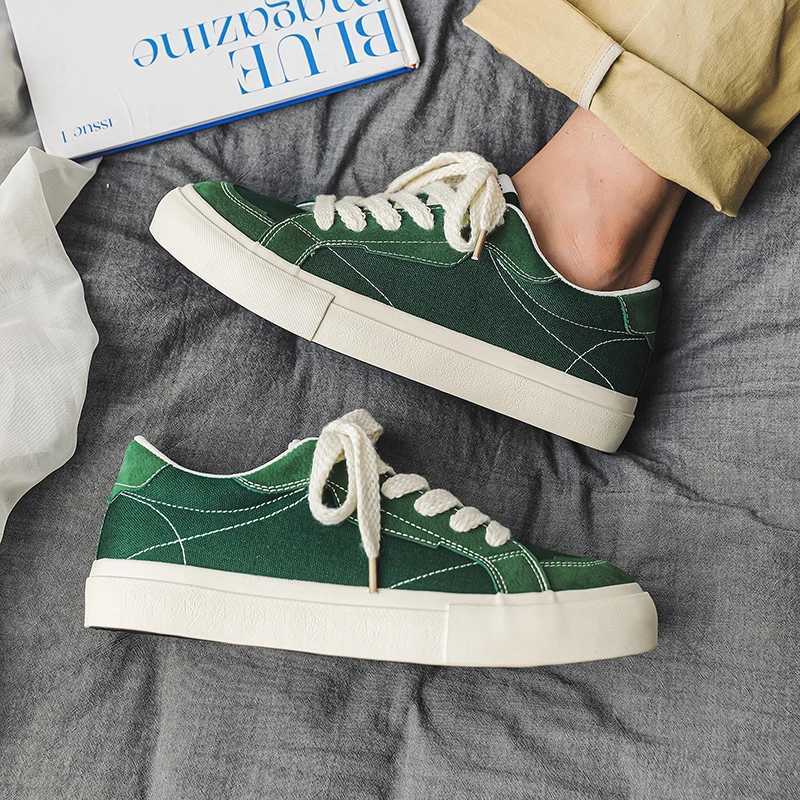 Casual Mens Canvas Breathable NEW Top Non-Slip Walking Shoes Lightweight Cfortable Sneakers For M Z250224