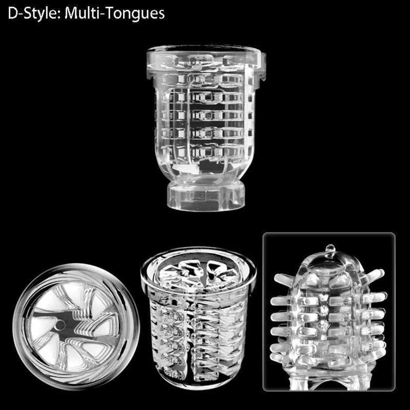 Male Masturbator Inner Replacement Cups for Easy Love Air Sucking Male Masturbator Oral/Vaginal/Anal Inner Replacement PartsXJ250227