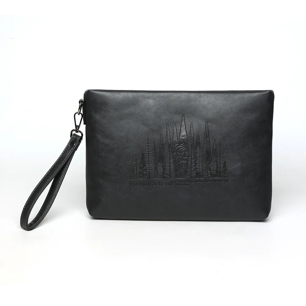 Ship from US Soft PU Leather Clutch Bag Male Card Wallets Elegant Leisure Stylish Men Pouch Fashion Business Style Mens Handbag 250227FBB