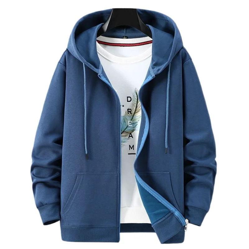 Spring Summer Y2k Clothes Thin Woman Men Sweatshirt 95% Cotton Hooded Zipper Cardigan Loose Casual Jacket Coat Good Quality 250226