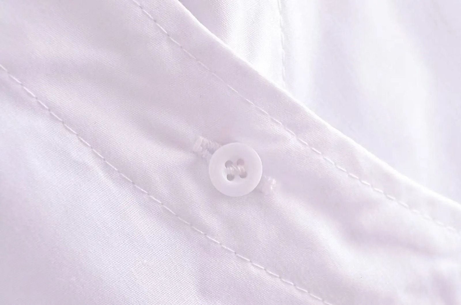 Summer Fashionable Womens Fashion Avant-garde Slim Fit n Feel Double breasted Poplin Shirt 250226