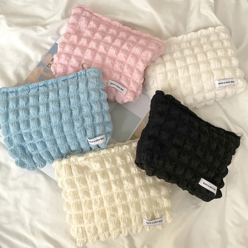 Ship from US Creative Bubble Cloud Makeup Bags Zipper Make Pouch Washing Cluch Pack Cases Lipstick Organizer Travel 250227FBB