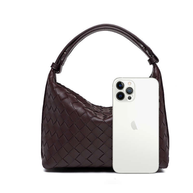 Women's Bags Autumn women's high-end soft woven handbag, niche casual travel practical texture pillow bag