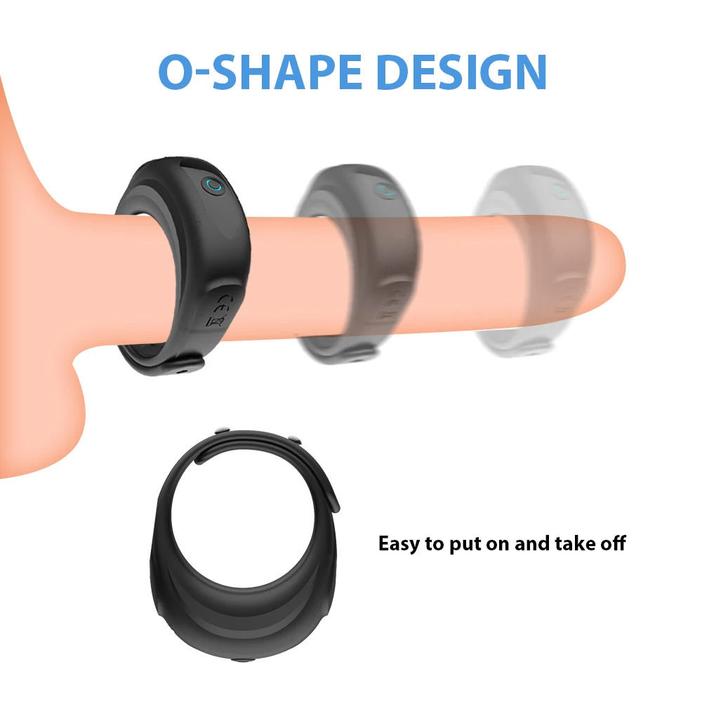 Adjustable Penis Rings Vibrators Cock Ring for Men Delay Ejaculation Cockring Masturbators Penis Ring Sex Toys for Adults 18 250227
