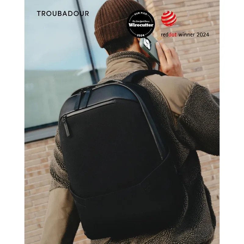 Ship from US Backpack 30 Fits Up to 17 Ergonomic n for Work and Travel Stylish with 5Year Black 250227FBB