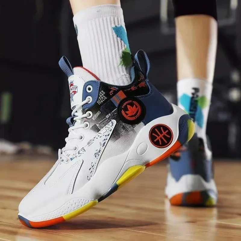 Mens Sneakers High-top Basketball Shoes Men Fashion Wear-resistant Casual Shoes Platform Shoe Breathable Non Slip Running Shoes Z250227