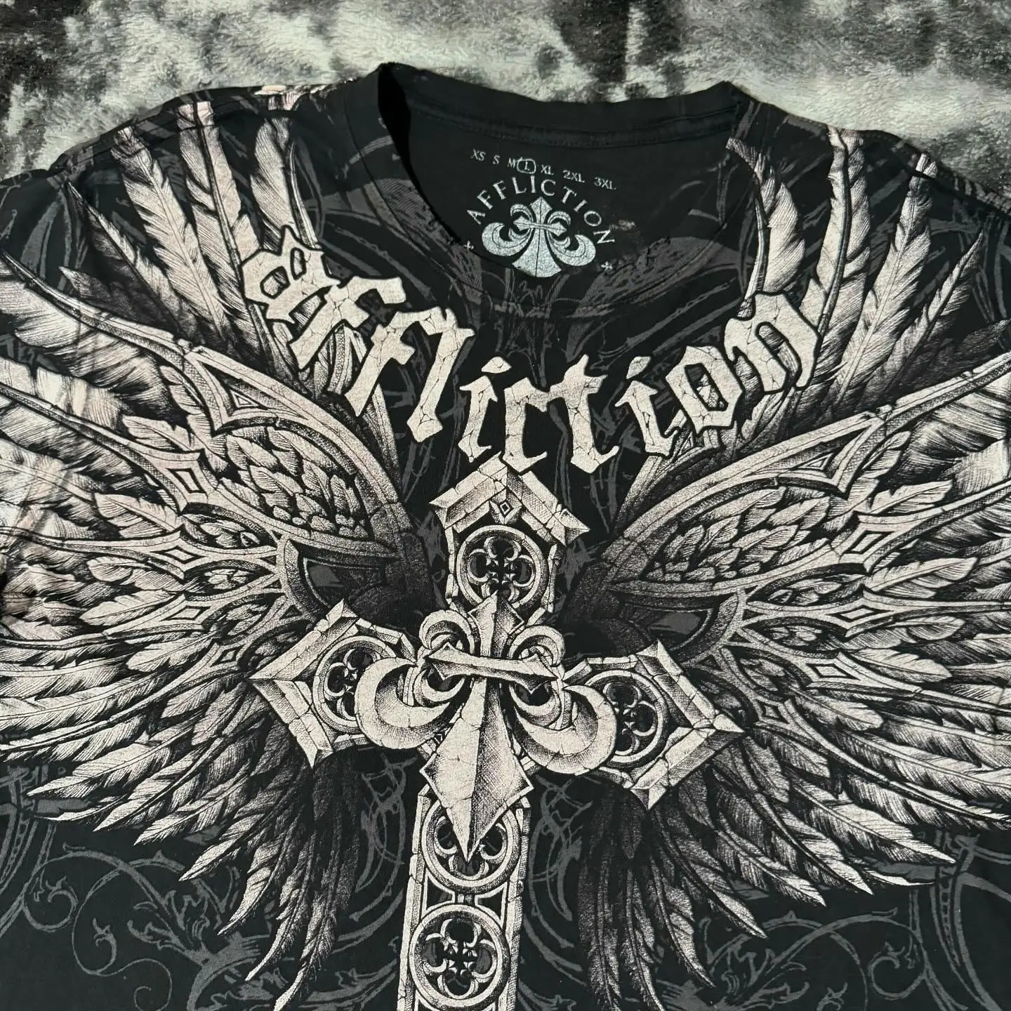 2000s affinity Tshirt retro clothing punk hiphop graphic print oversized womens round neck cotton short sleeved top 250226