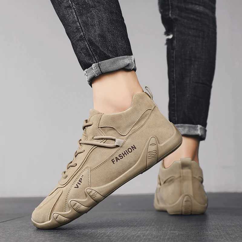 Mens outdoor sports hiking shoes four season new anti slip comfort work shoes fashion youth casual trendy shoes males sneakers Z250227