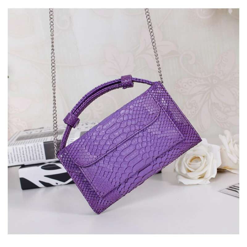 Women's Bags Snake Pattern Chain Flap Handbags Evening Clutches Crossbody Messenger Shoulder Bags Women Female Ladies urious Purses