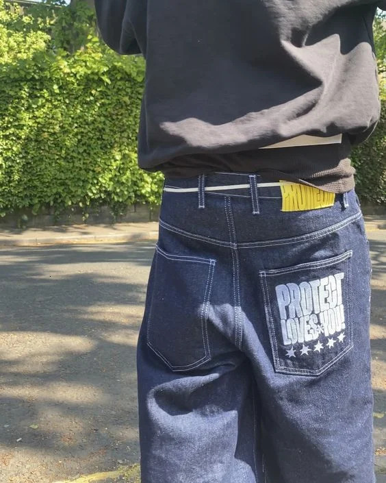 Mens casual slim fit mens shorts Y2k Demin Jogger streetwear denim hiphop summer cool fashion jeans 250226