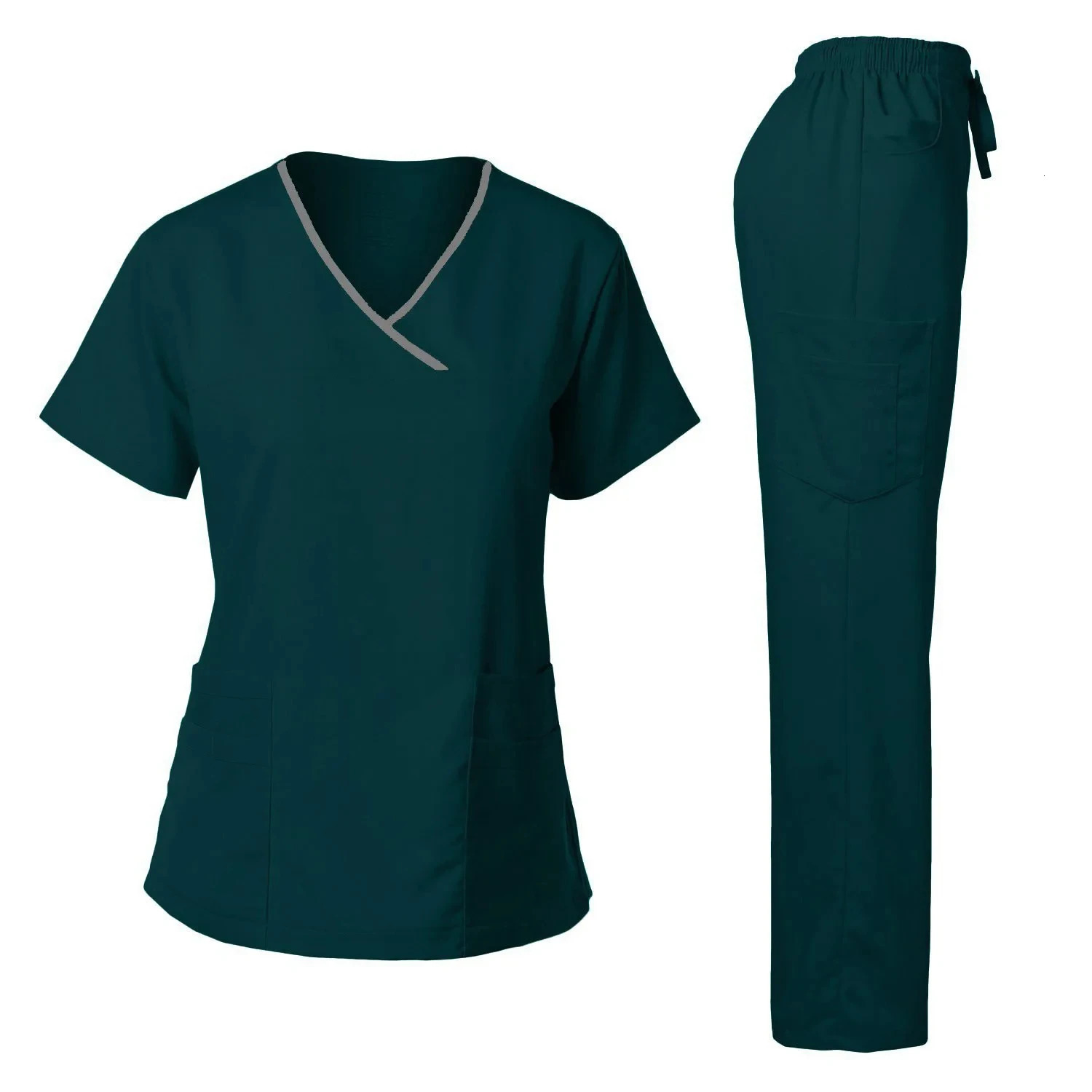 Women Scrubs Sets Hospital Doctors Uniforms Nurse Accessories Dental Clinic Beauty Salon Spa Pet Lab Workwear Clothes 250226