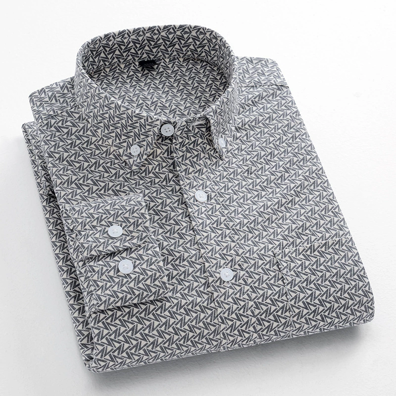 small floral casual shirts sanded printed cardigan mens shirt cotton oxford long sleeve lapel leisure trend youth retro shirts plus size xxxl tops