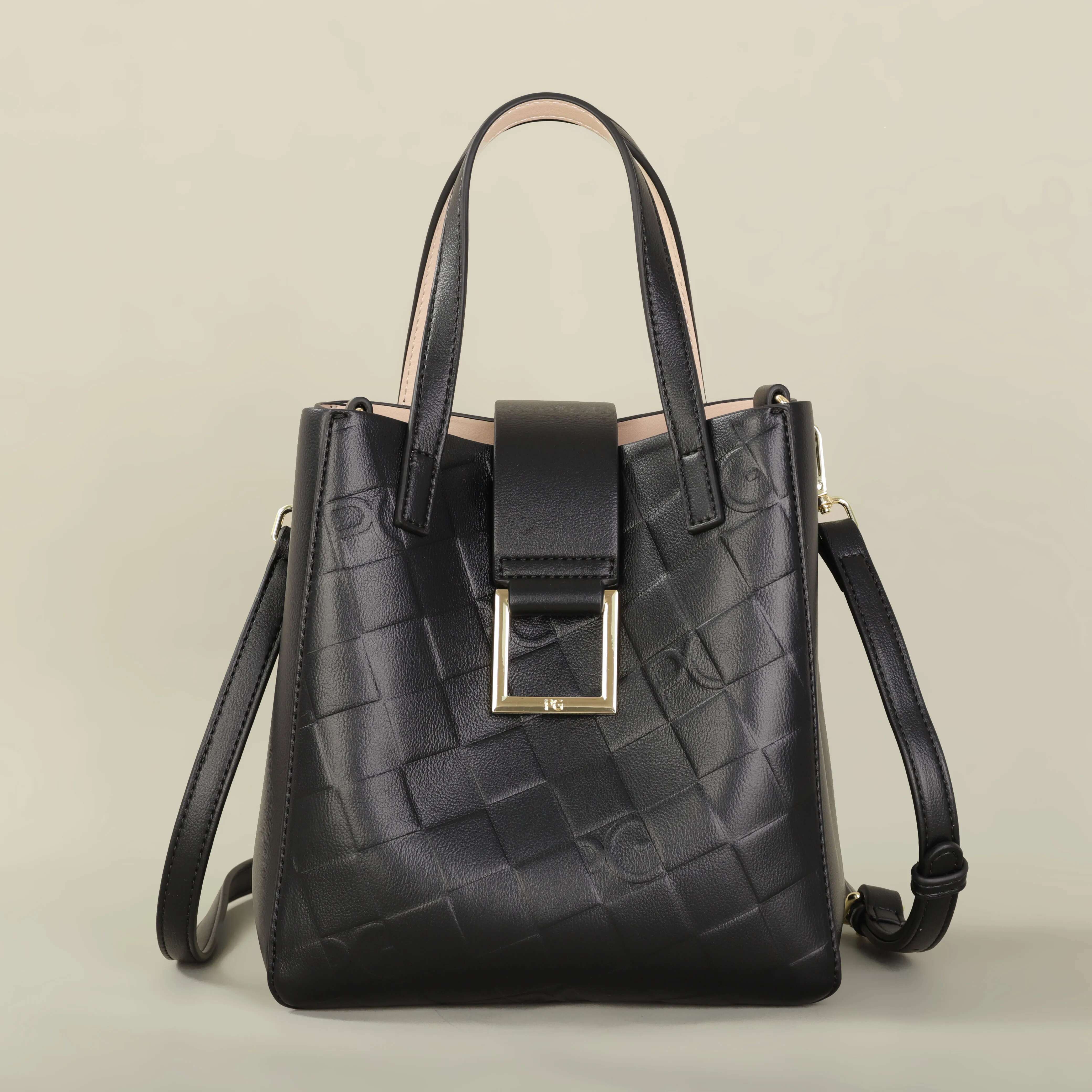 PG Women's Tote New Steel Emed Handheld Bun Gift Shopping Bag