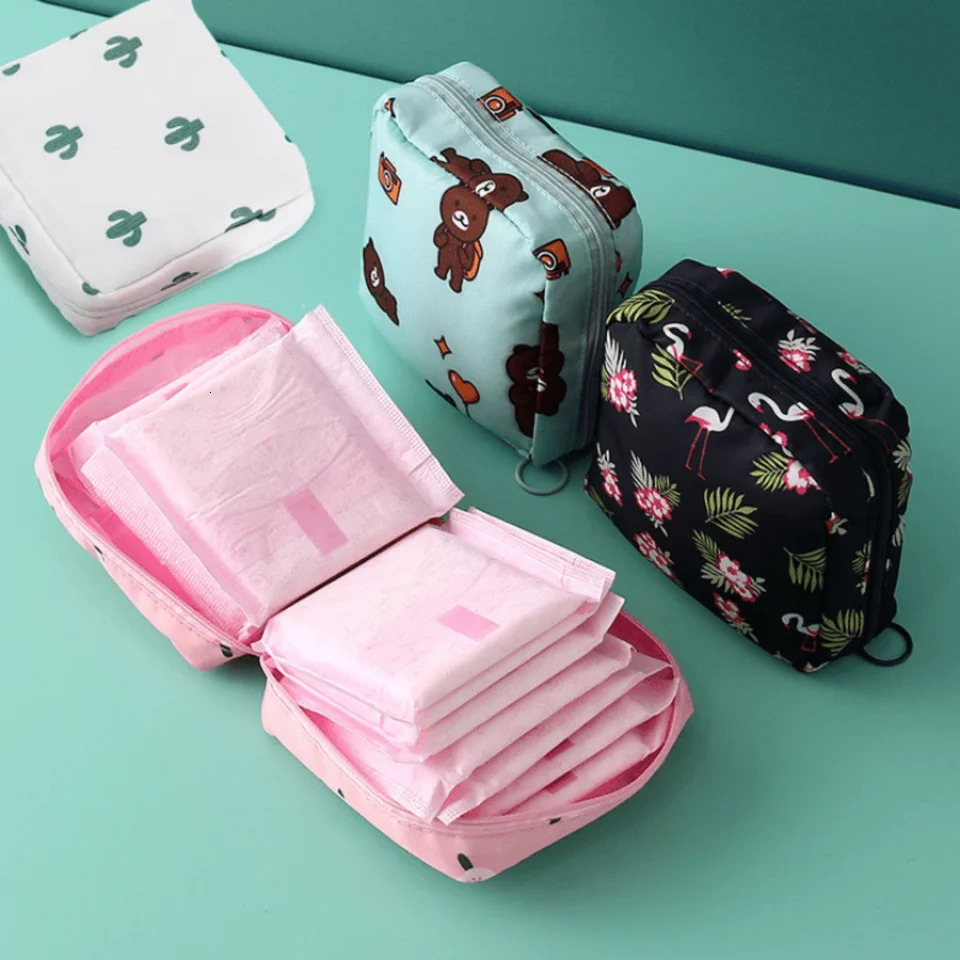 Ship from US 1 printed bag a stylish and practical multi travel organizer perfect for toilets sanitary napkins cosmetics 250227FBB