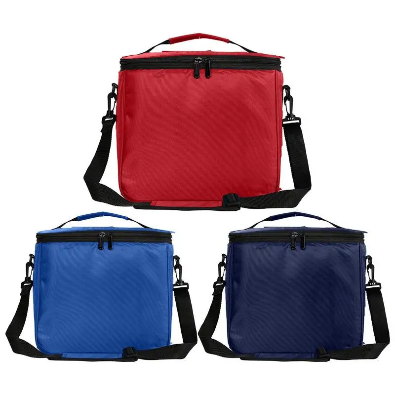 Ship from US Picnic Bag Cooler 600D Oxford Cloth Camping Insulated Portable Thermal Lunch Pouch With Shoulder Strap For 250227FBB