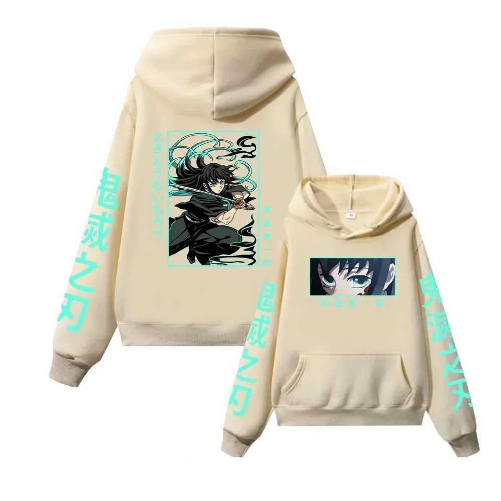 AnimeInspired Graphic Pullover Hoodie Manga Style Casual Long Slve Sweatshirt for Men and Women L251018FOIY