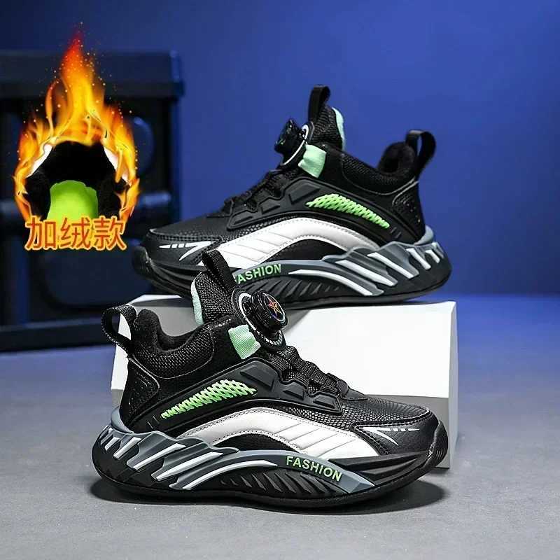 Athletic Outdoor s Winter Shoes Children Boys Sneakers Fur Shoes From 4-5-6-7-8-9 Years Toddlers School Shoe Size 28~39# 718 S25226