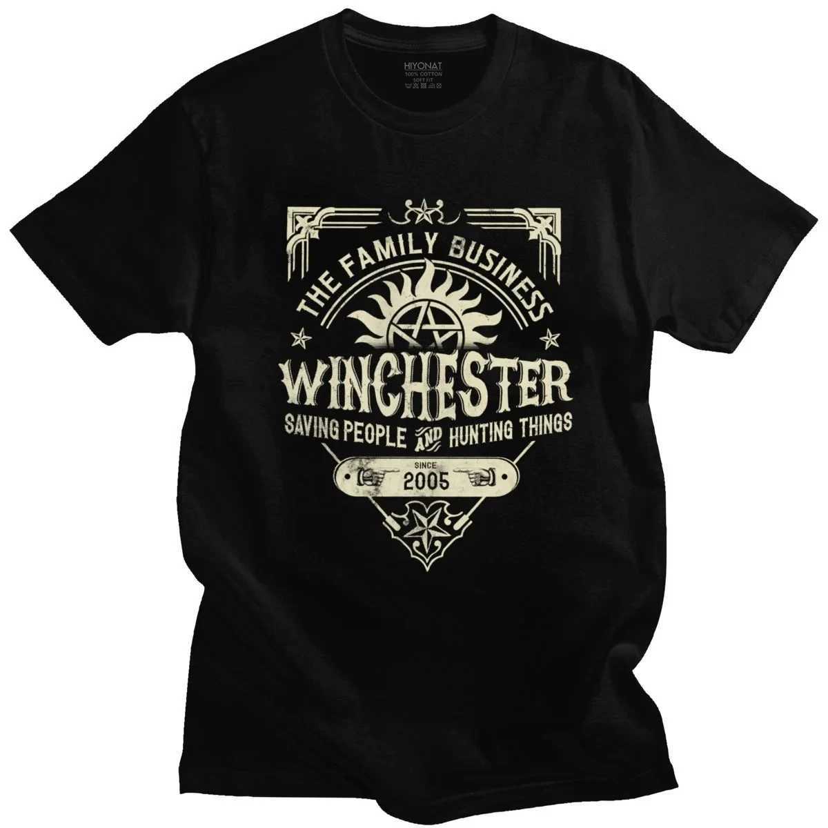 Hip hop supernatural mens business T-shirt new design mens plus size mens T-shirt top TV show T-shirt Merch 65781 X250227