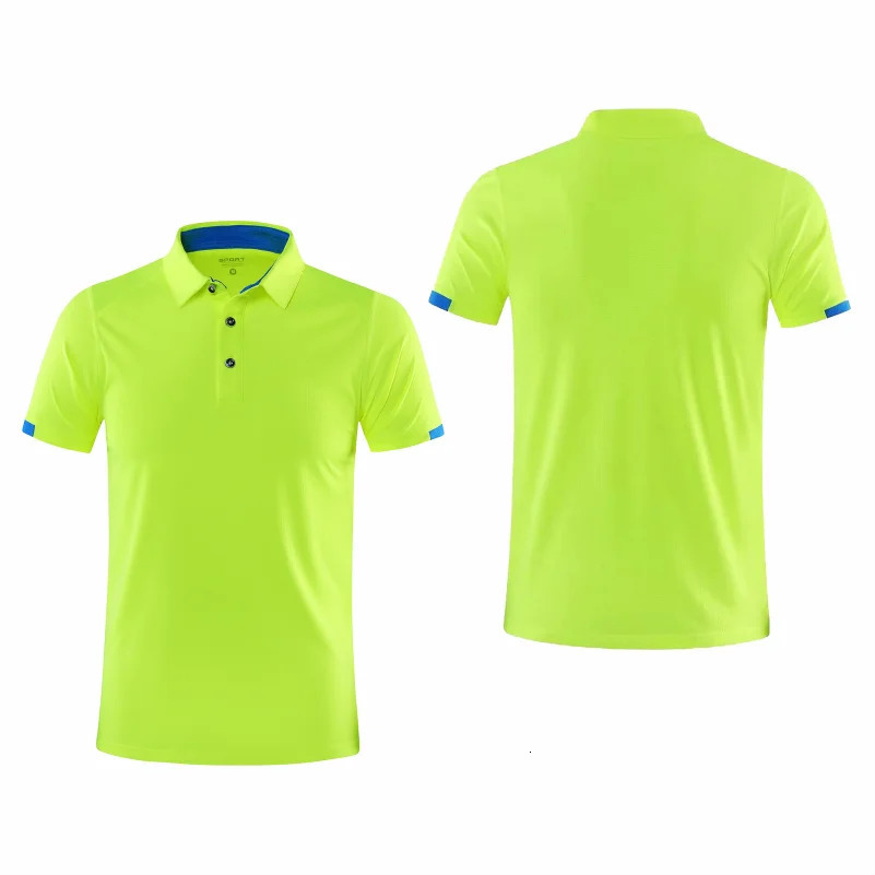Quick Drying Short Sleeved Polo Shirt Golf Company Group Breathable Lapel Sports Short Sleeved 8-Color Large 250226