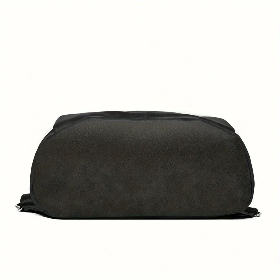 Ship from US Fashionable Casual PU Leather Backpack AntiTheft Travel Sports Ideal For Outing And Daily Commute 250227FBB