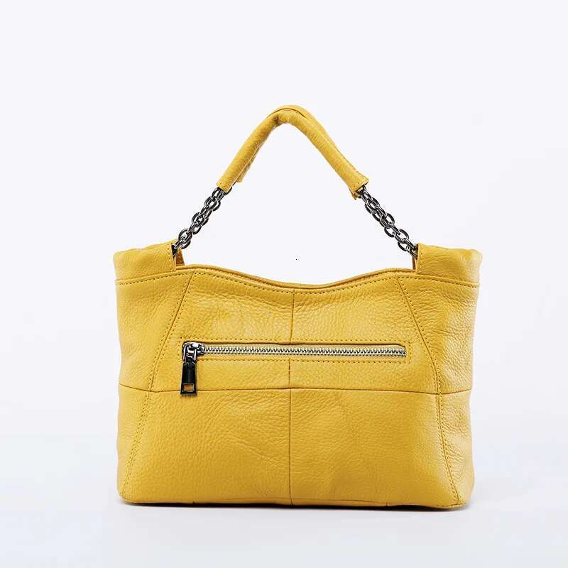 Bags For Women Designer Handbagspurses 2024 New In Vintage Genuine Leather First Layer Cowhide Chains Shoulder Crossbody