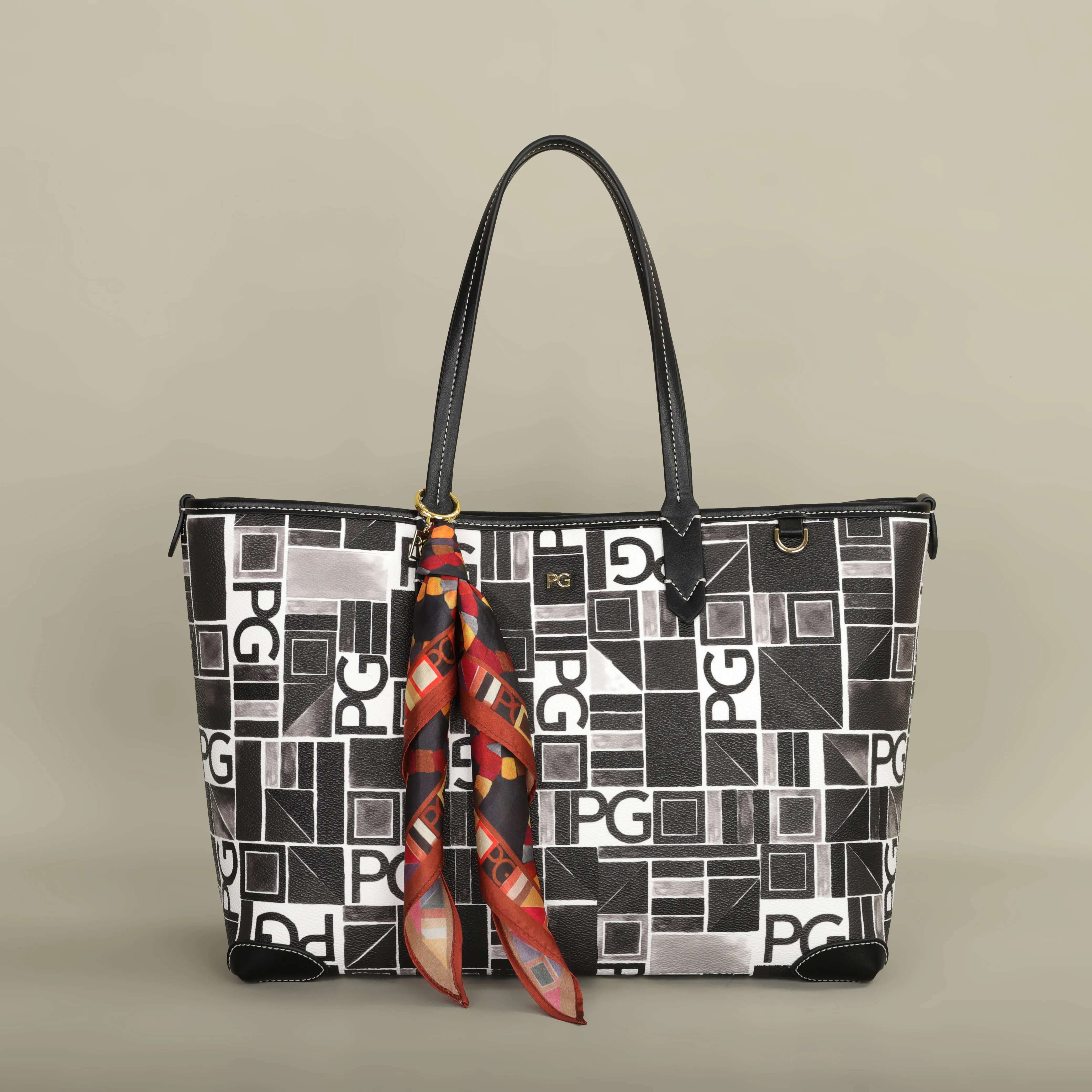 PG Large Capacity And Shopping Multi Functional Handbag Fashion Retro Women's New Shoulder Bag