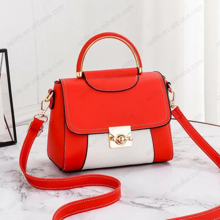 Ship from US L0458 Retro Small Jelly Contrast Leather One Shoulder Cross Body Beach Bag Suitable for Womens Handbags with Handle 250227FBB