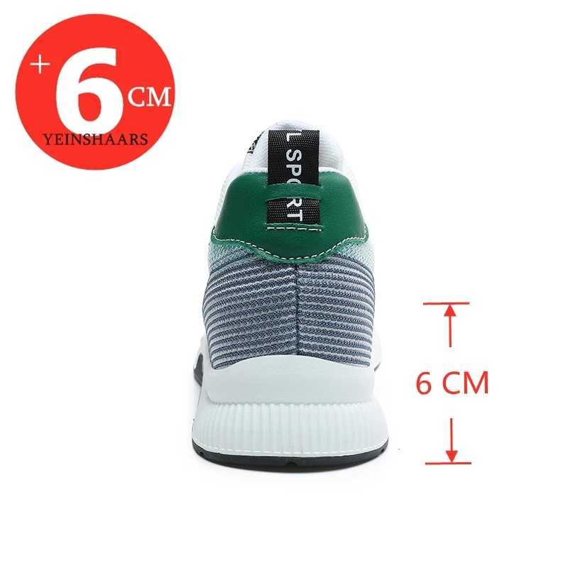 6CM Elevator Lift Sneakers Relax Breathable NEW top Soft Mesh Men Casual Summer Invisible Height Increase Shoes Taller Z250224