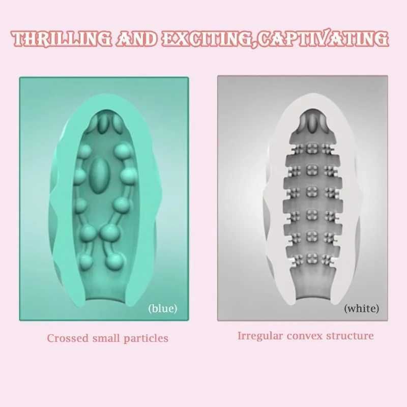 Male Masturbation Adult Sex Toy Cup Real Vaginal Anal Soft Tight Cat Sex Suitable for Male Portable Pocket Glans Masturbation EggXJ250227