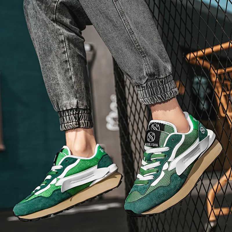 Quality Brand High NEW Top Casual Retro Running Mens Designer Training Sneakers Fashion Orange Platform Shoes Men Z250224