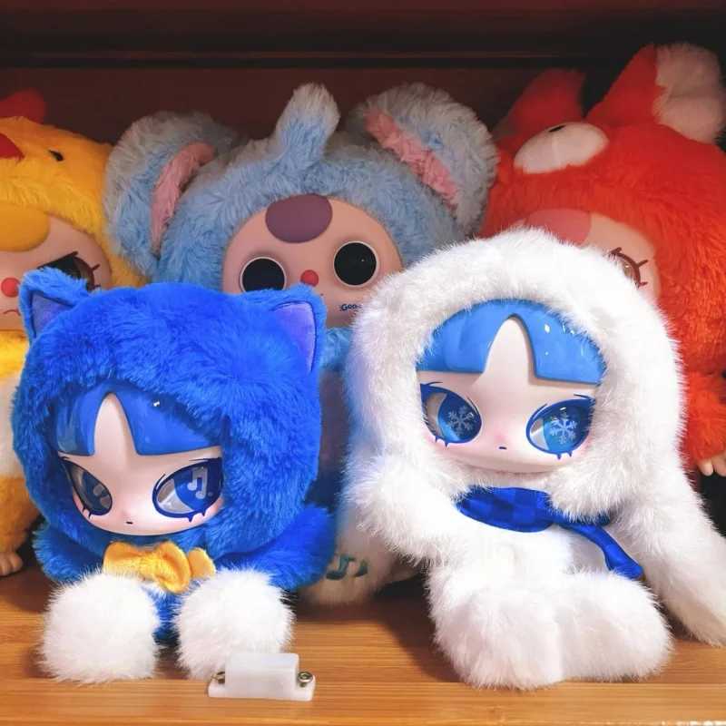 INN Silent Winter Series Plush Blind Box Toys Kawaii Anime Action Figure Cash Charge Surprise Mystery Box Dolls Girls Gift T250227
