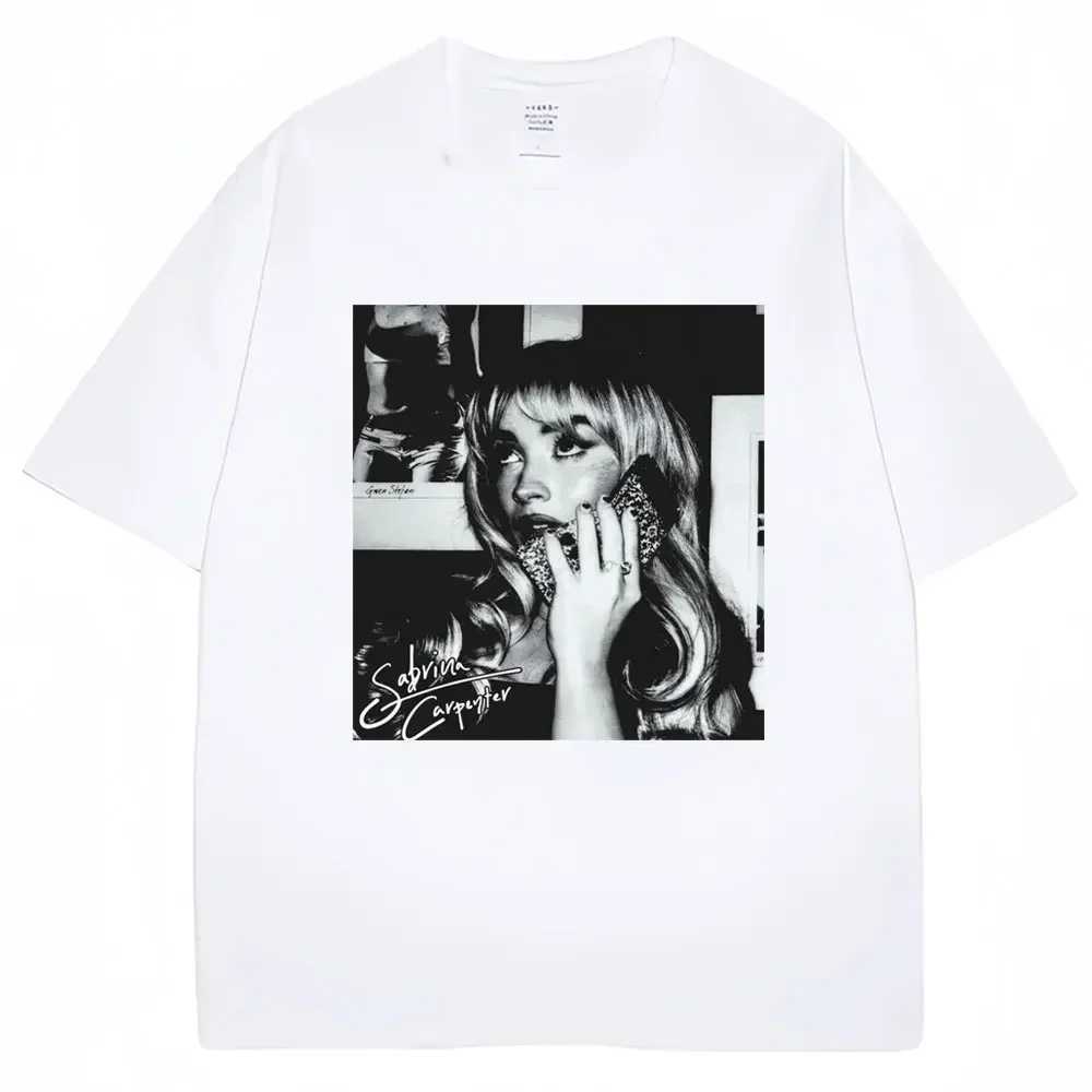 Vintage Sabrina Carpenter T-shirt Short N Swt Tour Fashion Hip Hop Cotton Oversized T Shirt Men Women Y2k T Shirts Fans Gift X250227