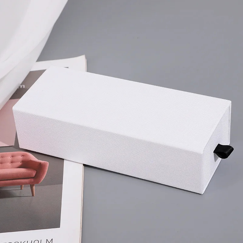 10pcs Square Jewelry Display Glasses Box Packaging Holder Black Pink White Kraft Paper Gifts Box for Glasses 17x7x4.5cm 250222