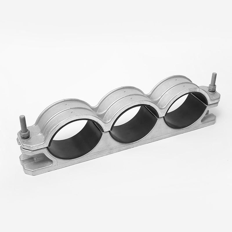 Heavy Duty Aluminum Alloy Cable Bracket JGW Series for Stable Fixation of Triple Wires at High Pressures