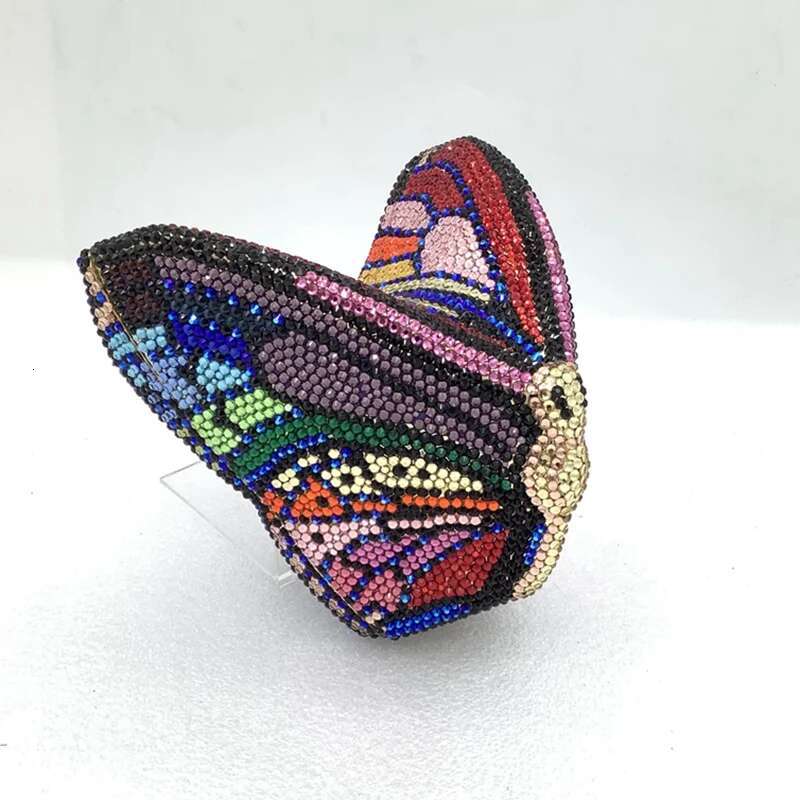 XIYUAN 2025 Butterfly New Rhies Evening Clutch Bags Wedding Women Dia Purses For Bridal Clutches Stones Handbags