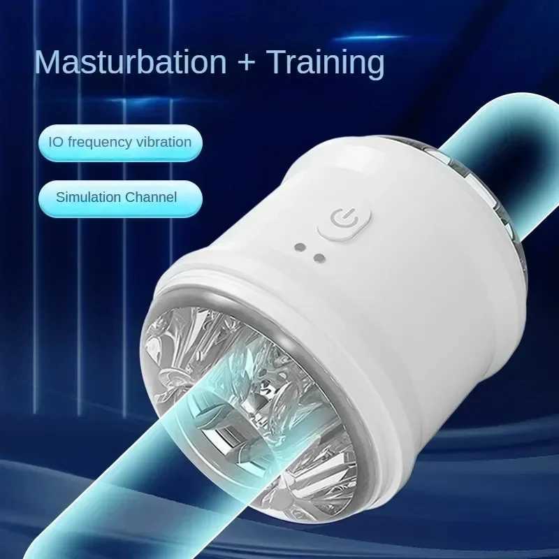 Male Masturbation Cup Automatic Sucking Blowjob Masturbation Equipment Machine Sex Toys Adult Goods for Man Masturbators CupXJ250227