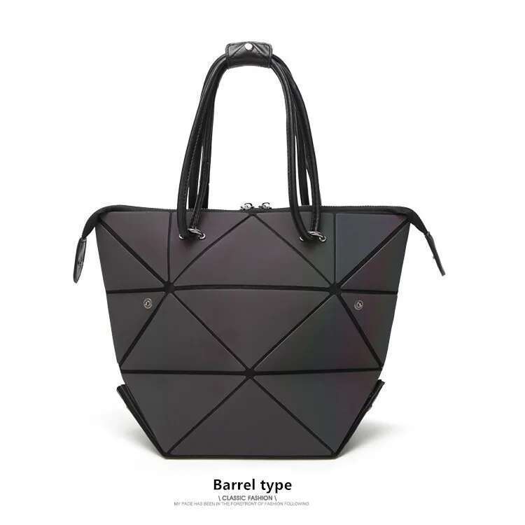 Women's Bags Luminous Geometric Fold Over bag Brand Women Handbag Designer Dia Lattice Shoudler Bags for women