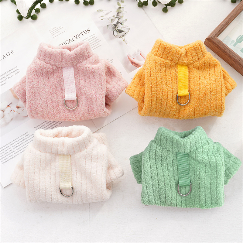 Winter - Ready, Thickened and Warm Pet Clothes: Flannel Four - Legged Outfits for Teddy, Corgi Dogs and Cats